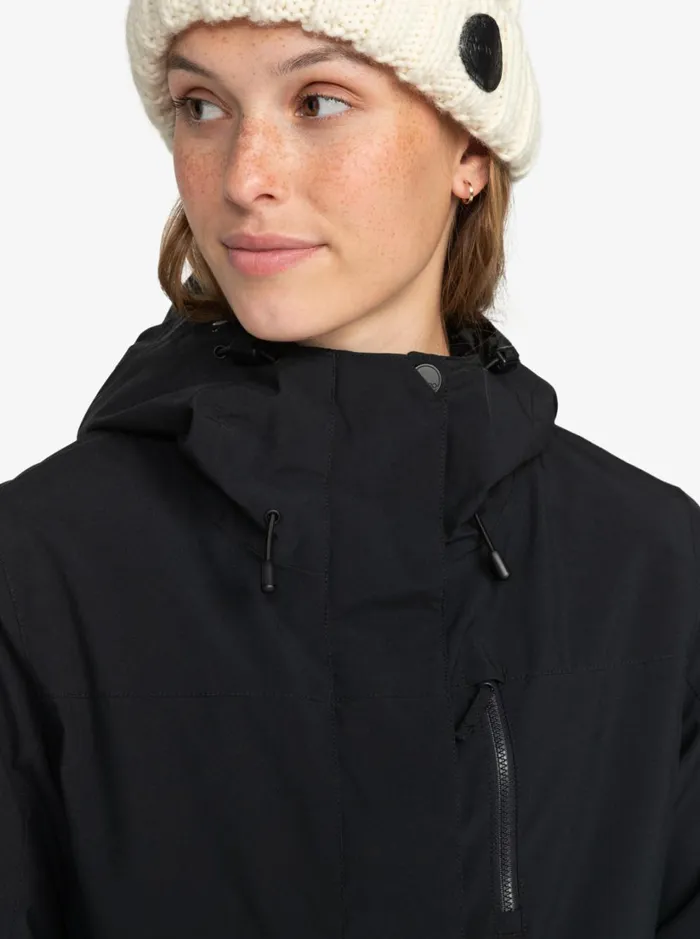 Roxy Snow Jackets Roxy Jetty 3in1 Technical Snow Jacket True Black 8211 Women