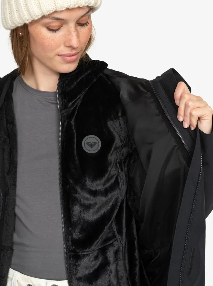Roxy Snow Jackets Roxy Jetty 3in1 Technical Snow Jacket True Black 8211 Women