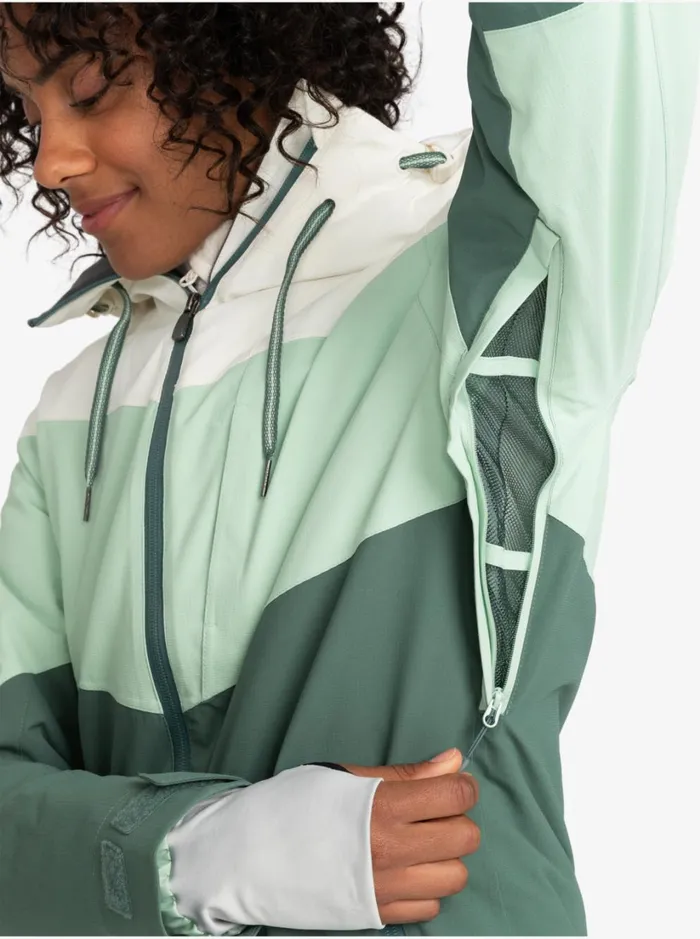Roxy Snow Jackets Winter Haven Technical Snow Jacket Dark Forest 8211 Women