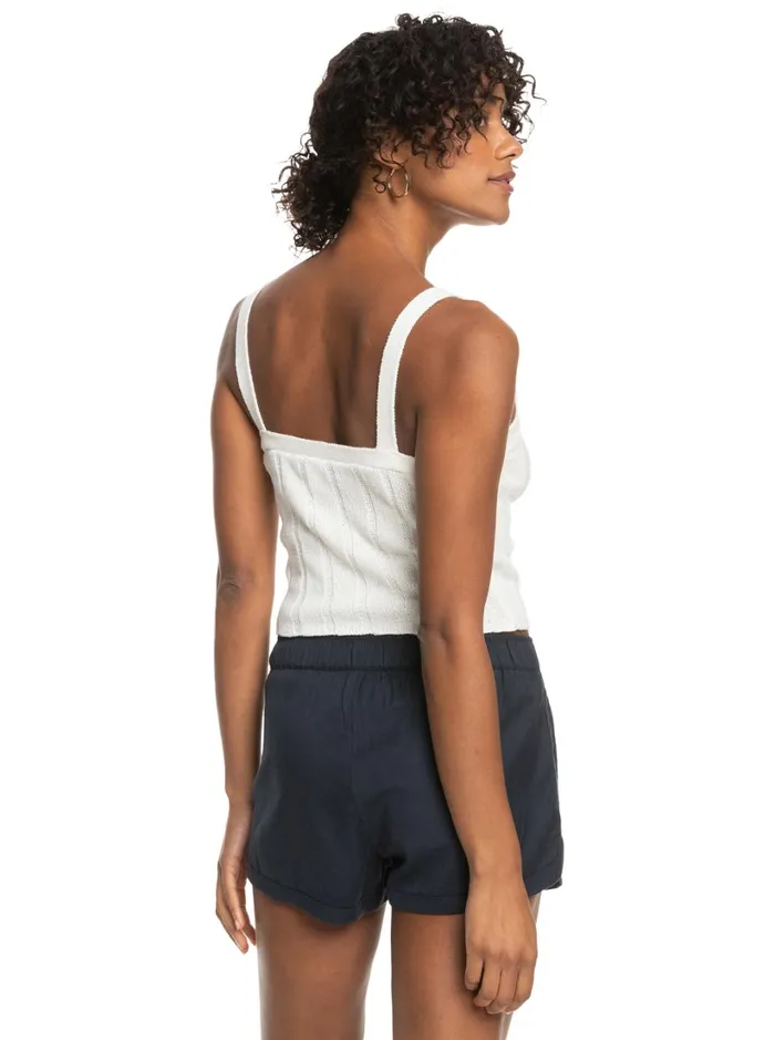 Roxy Tops Island Beauty Knitted Tank Top Tapioca 8211 Women