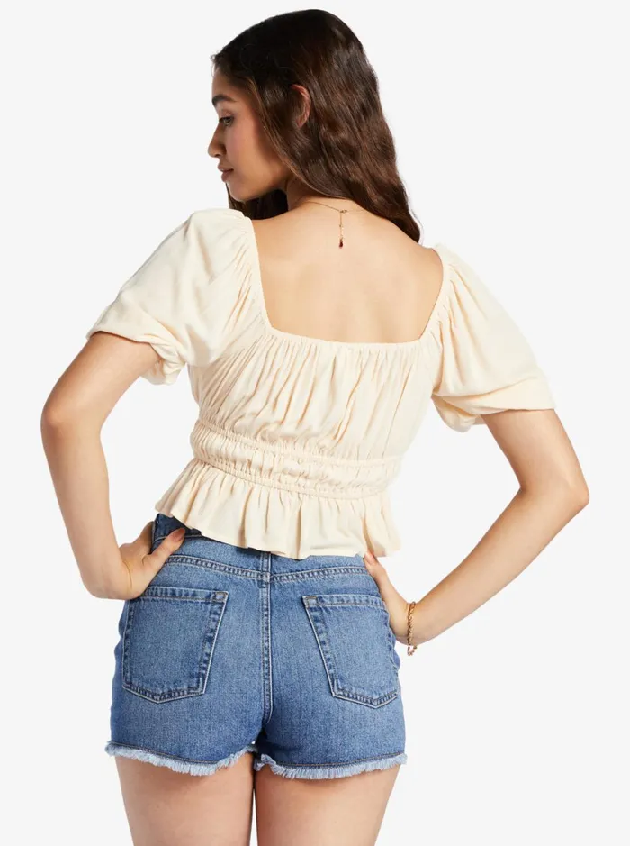 Roxy Tops Warm Winds Crop Top Tapioca 8211 Women