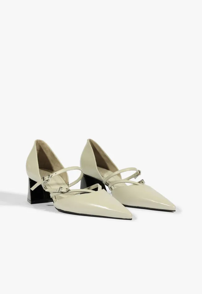 Rue Mid Pump Grey Women Schutz Shoes
