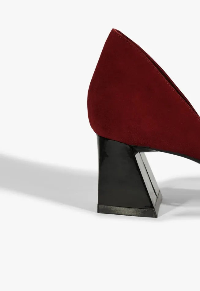 Rue Mid Pump Red Women Schutz Shoes