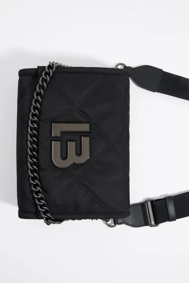 Sac Bandoulire Moyen Nylon Noir Black Women Bimba Y Lola Crossbody Bags