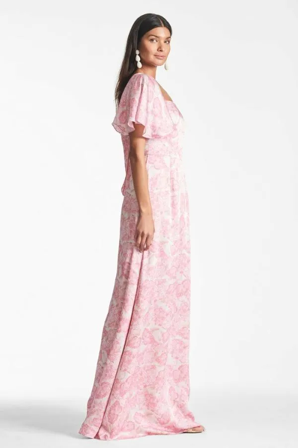 Sachin and Babi Aurora Gown 8211 Rouge Damask Rose Rouge Damask Rose Women Plus Sizes