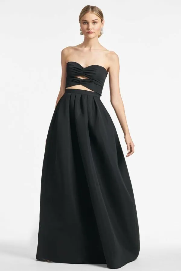 Sachin and Babi Ava Skirt 8211 Black Black Women Matching Sets