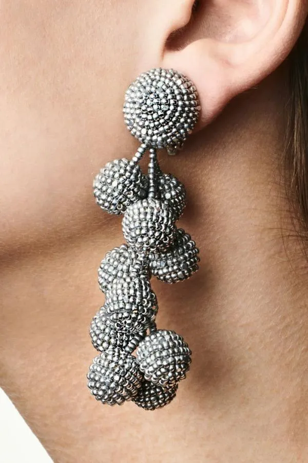Sachin and Babi Coconuts Earrings 8211 Smooth Beads Gold Women Earrings