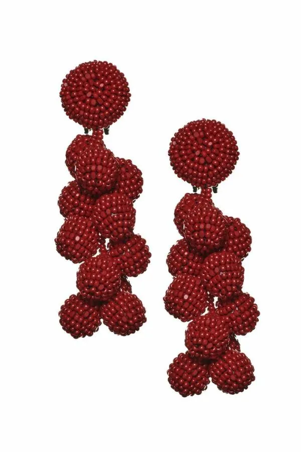 Sachin and Babi Coconuts Earrings 8211 Smooth Beads Gold Women Earrings