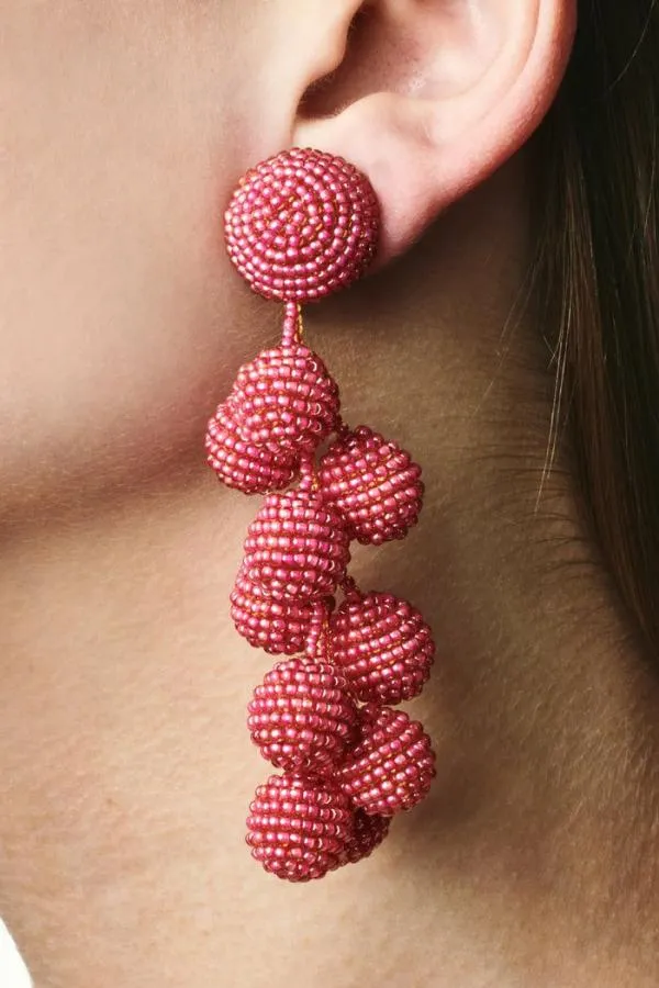 Sachin and Babi Coconuts Earrings 8211 Smooth Beads Gold Women Earrings