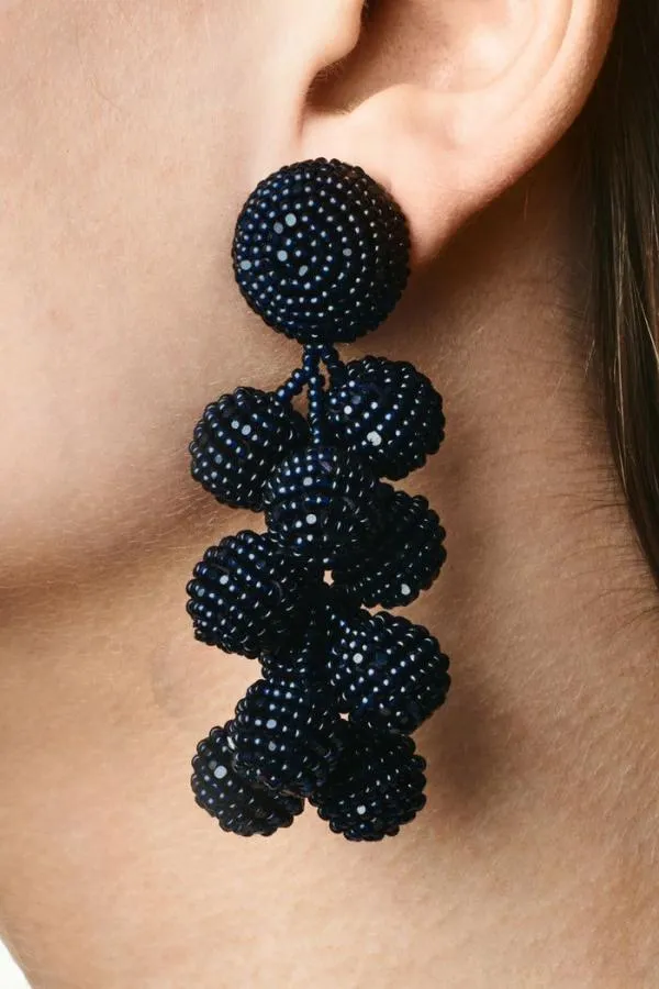 Sachin and Babi Coconuts Earrings 8211 Smooth Beads Gold Women Earrings