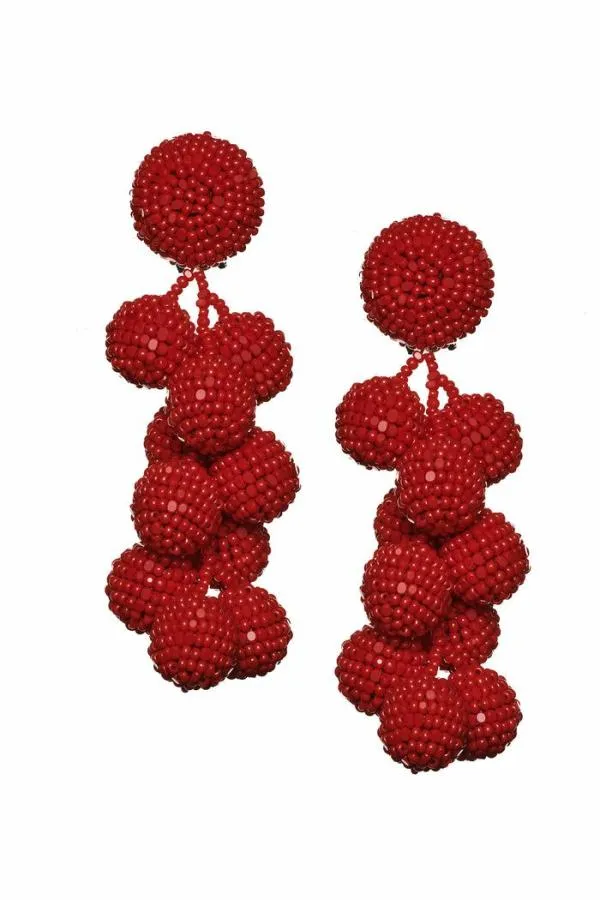 Sachin and Babi Coconuts Earrings 8211 Smooth Beads Gold Women Earrings