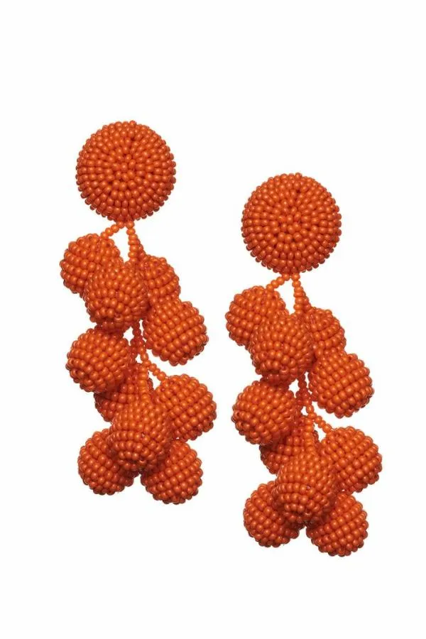 Sachin and Babi Coconuts Earrings 8211 Smooth Beads Gold Women Earrings