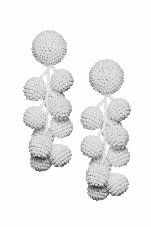 Sachin and Babi Coconuts Earrings 8211 Smooth Beads Gold Women Earrings