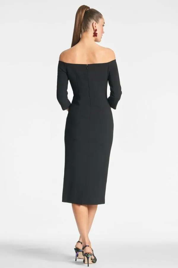 Sachin and Babi Fatima Dress 8211 Noir Bouquet Noir Bouquet Women Midi