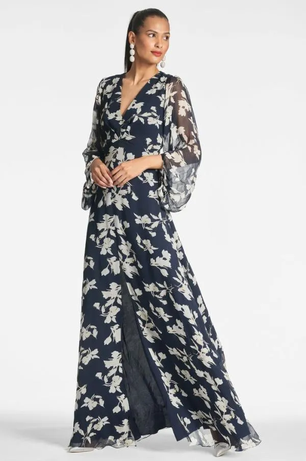Sachin and Babi Jenny Gown 8211 Navy Venetia Petal Navy Venetia Petal Women Plus Sizes Sachin and Babi Jenny Gown 8211 Navy Venetia Petal Navy Venetia Petal Women Plus Sizes