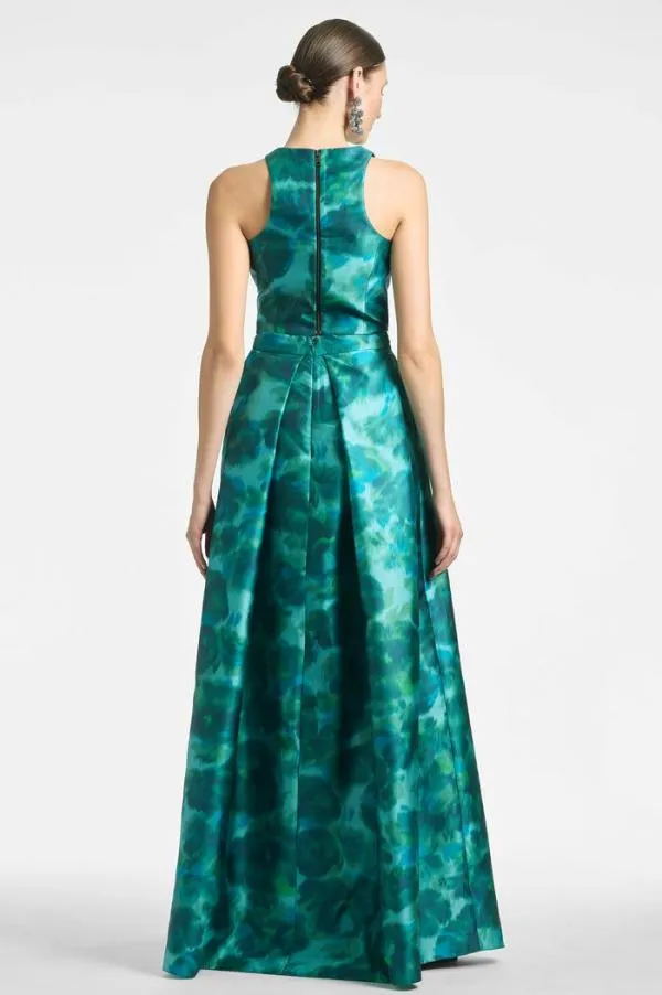 Sachin and Babi Lexie Top 8211 Emerald Watercolor Floral Emerald Watercolor Floral Women Matching Sets