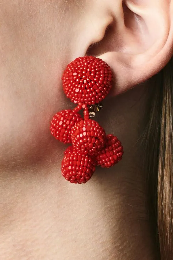 Sachin and Babi Mini Coconuts Earrings 8211 Smooth Beads White Women Earrings