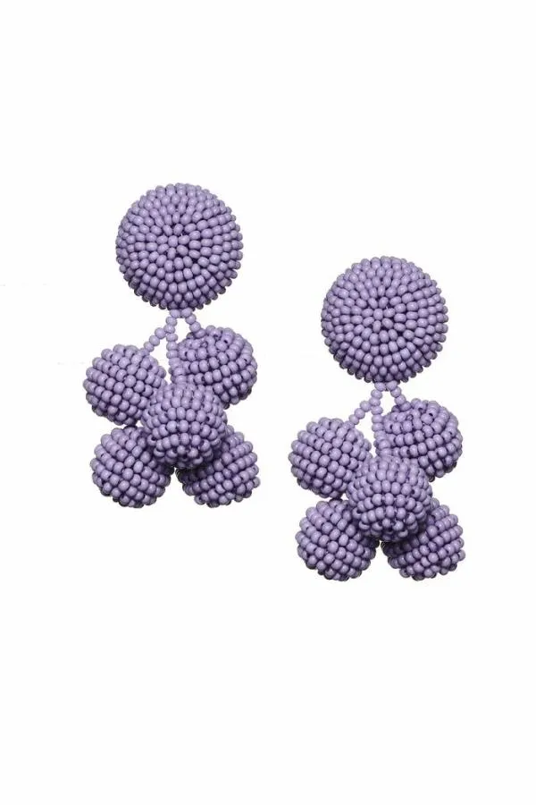 Sachin and Babi Mini Coconuts Earrings 8211 Smooth Beads White Women Earrings