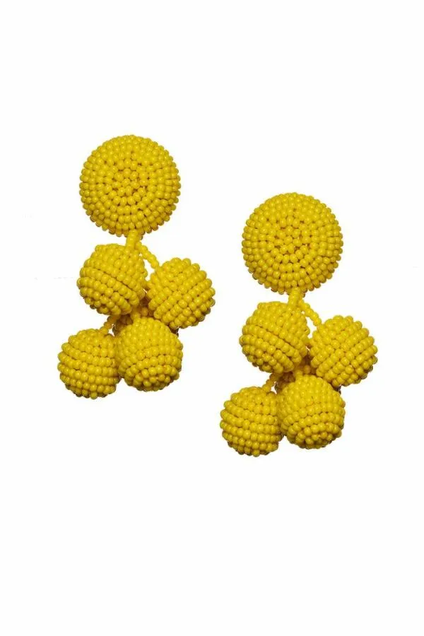 Sachin and Babi Mini Coconuts Earrings 8211 Smooth Beads White Women Earrings