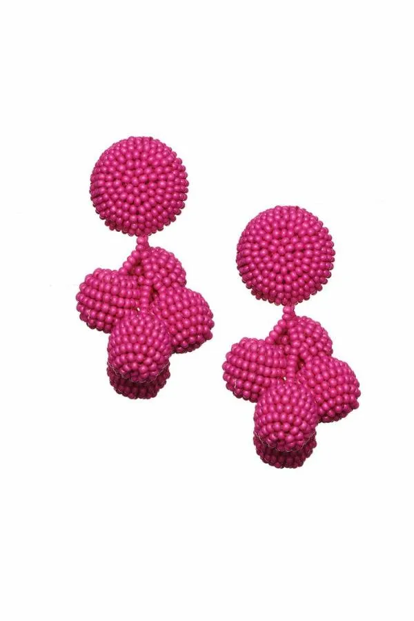 Sachin and Babi Mini Coconuts Earrings 8211 Smooth Beads White Women Earrings