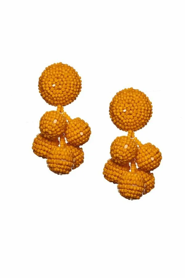 Sachin and Babi Mini Coconuts Earrings 8211 Smooth Beads White Women Earrings