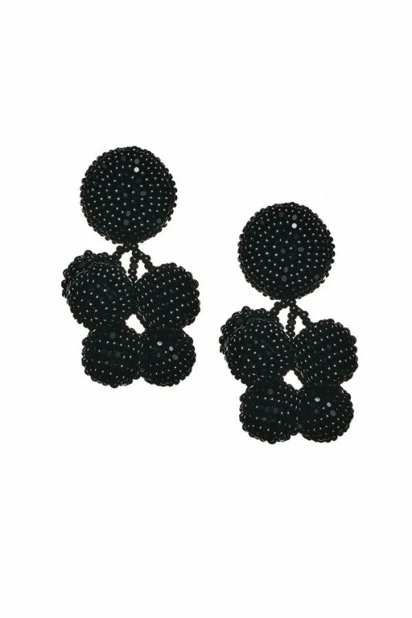 Sachin and Babi Mini Coconuts Earrings 8211 Smooth Beads White Women Earrings