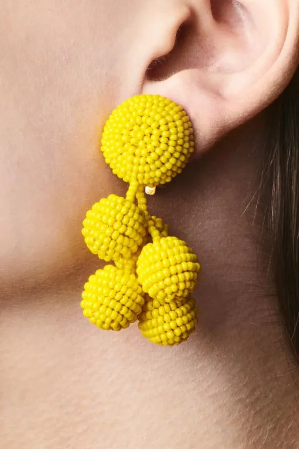 Sachin and Babi Mini Coconuts Earrings 8211 Smooth Beads White Women Earrings