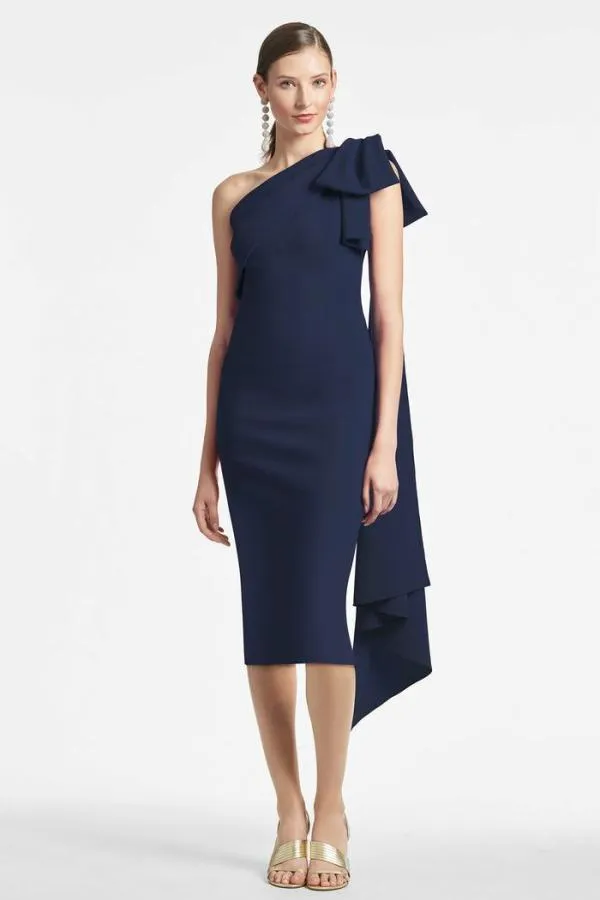 Sachin and Babi Miranda Dress 8211 Navy Navy Women Plus Sizes