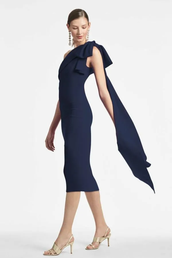 Sachin and Babi Miranda Dress 8211 Navy Navy Women Plus Sizes