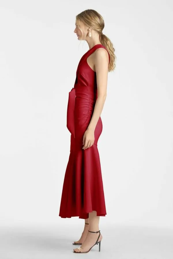Sachin and Babi Naomi Dress 8211 Dark Red Dark Red Women Sheath
