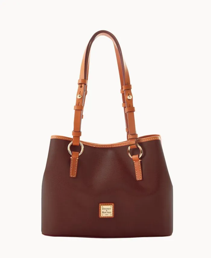 Saffiano Small Briana Amber Woman Dooney and Bourke Satchels
