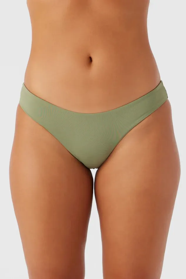 SALTWATER SOLIDS MATIRA HIPSTER CHEEKY BOTTOMS Oil Green Women O039NEILL Sale
