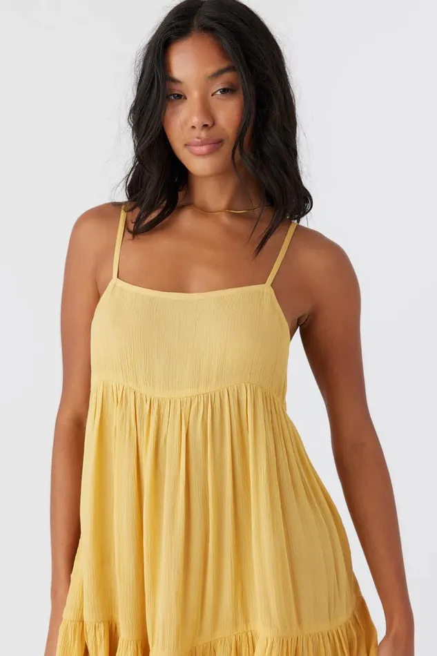SALTWATER SOLIDS RILEE SWIM COVERUP DRESS Mimosa Women O039NEILL Swim