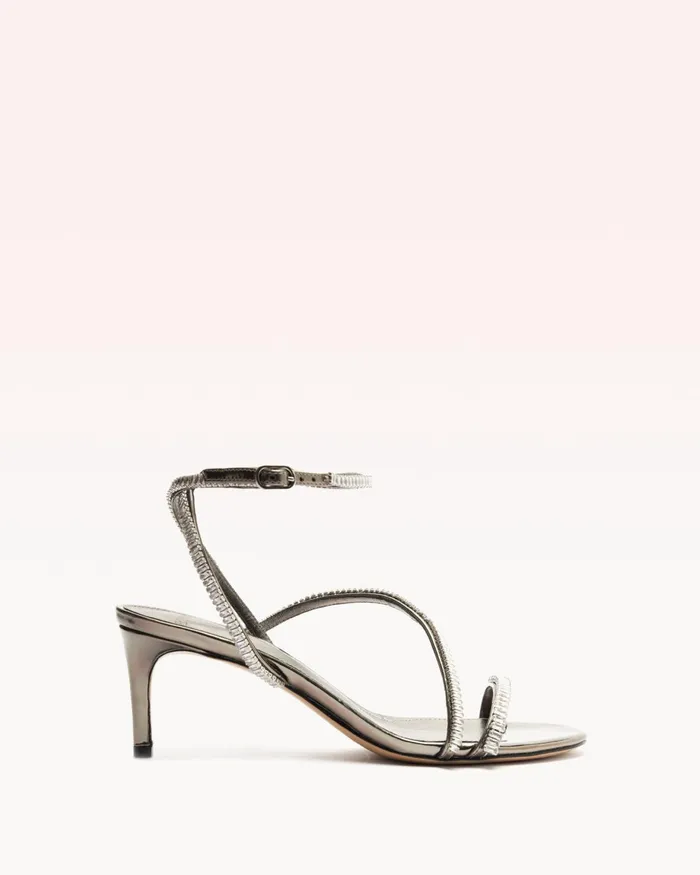 Sandals Women Alexandre Birman Leah Zircone 60 Pewter
