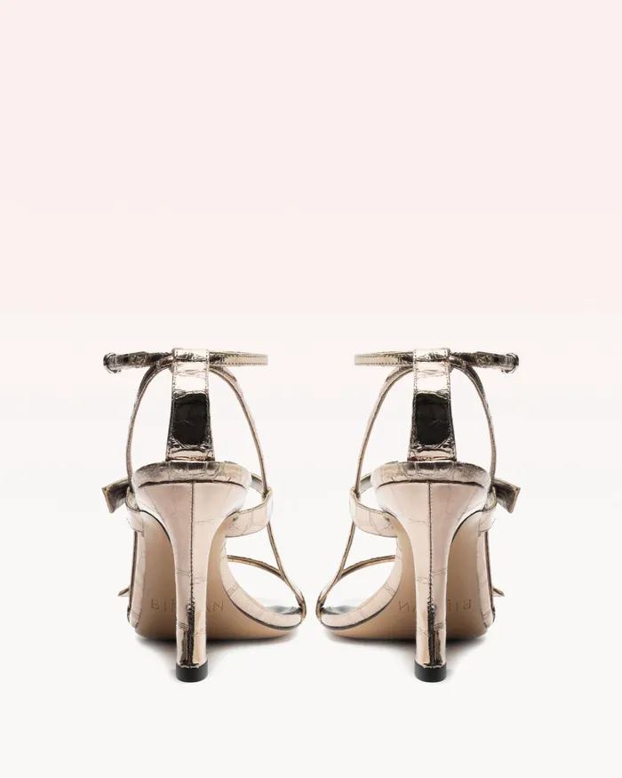 Sandals Women Alexandre Birman Tita Cage 85 Light Grafite