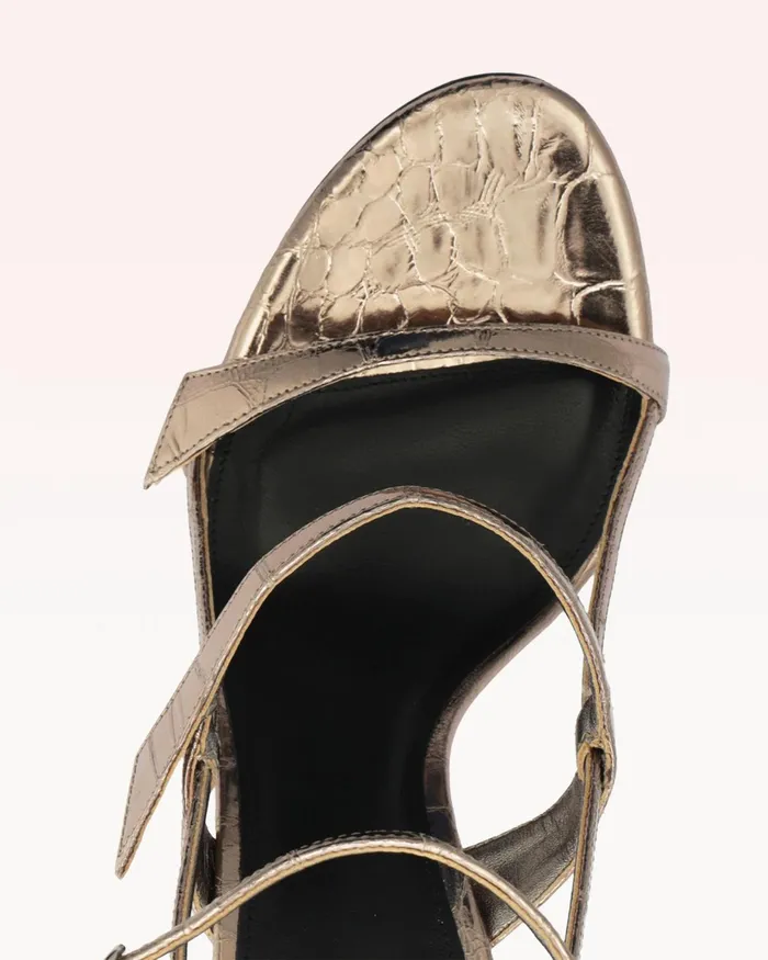 Sandals Women Alexandre Birman Tita Cage 85 Light Grafite