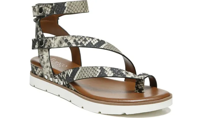 Sandals Women Franco Sarto Franco Daven Gladiator Sandal Roccia Snake Faux Leather Sandals Women Franco Sarto Franco Daven Gladiator Sandal Roccia Snake Faux Leather