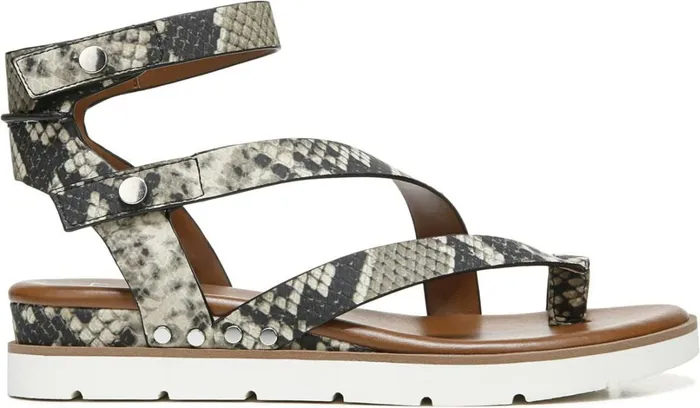 Sandals Women Franco Sarto Franco Daven Gladiator Sandal Roccia Snake Faux Leather