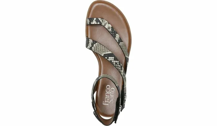 Sandals Women Franco Sarto Franco Daven Gladiator Sandal Roccia Snake Faux Leather