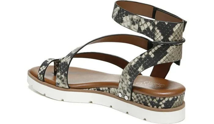 Sandals Women Franco Sarto Franco Daven Gladiator Sandal Roccia Snake Faux Leather