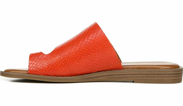 Sandals Women Franco Sarto Franco Gem Sandal Bright Orange Leather