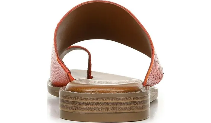 Sandals Women Franco Sarto Franco Gem Sandal Bright Orange Leather