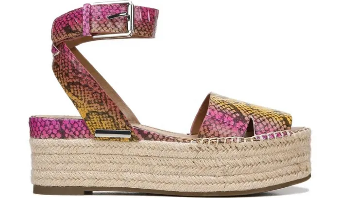 Sandals Women Franco Sarto Sarto Lexie 3 Espadrille Platform Sandal Multi Leather