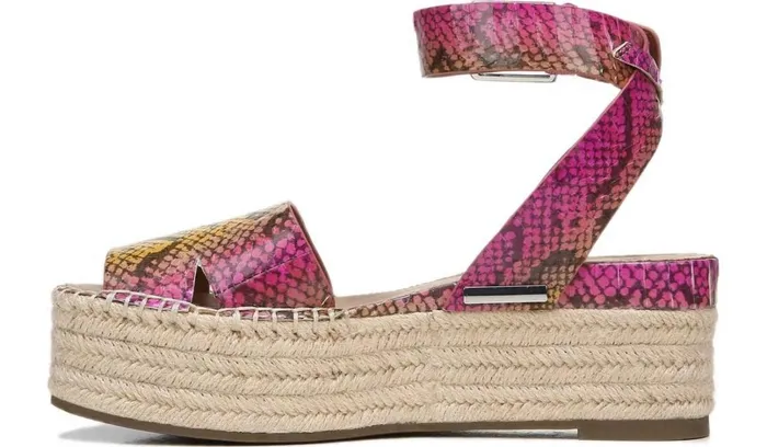 Sandals Women Franco Sarto Sarto Lexie 3 Espadrille Platform Sandal Multi Leather