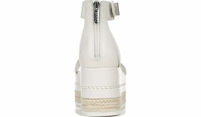 Sandals Women Franco Sarto Sarto Messina Espadrille Wedge Sandal Putty Leather