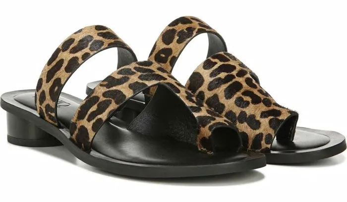 Sandals Women Franco Sarto Sarto Trixie Sandal Leopard Print Calf Hair