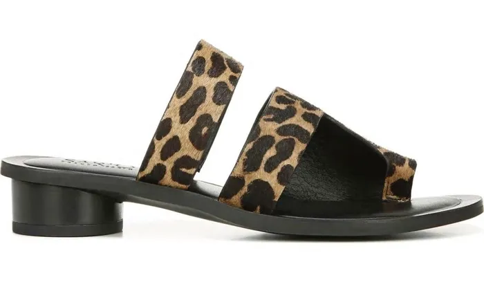 Sandals Women Franco Sarto Sarto Trixie Sandal Leopard Print Calf Hair