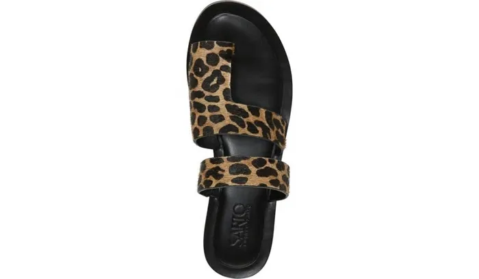 Sandals Women Franco Sarto Sarto Trixie Sandal Leopard Print Calf Hair