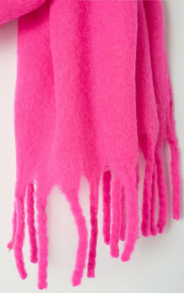 Scarf Zinaco Fluo Pink WomenMen American Vintage Scarves And Shawls