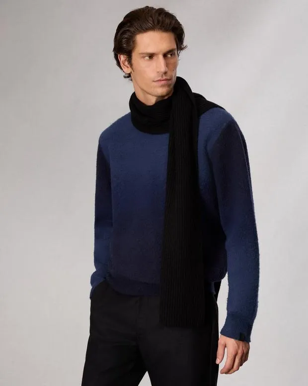 Scarves Men Rag and Bone Downing Cashmere Scarf Black